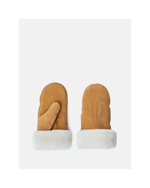 Re:designed Accessoires ,Bruin ,Leer Kasa 6515 Handschoenen in het Natural