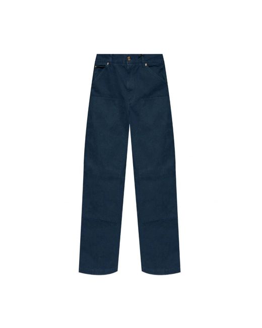 Versace Blue Straight Fit Jeans for men