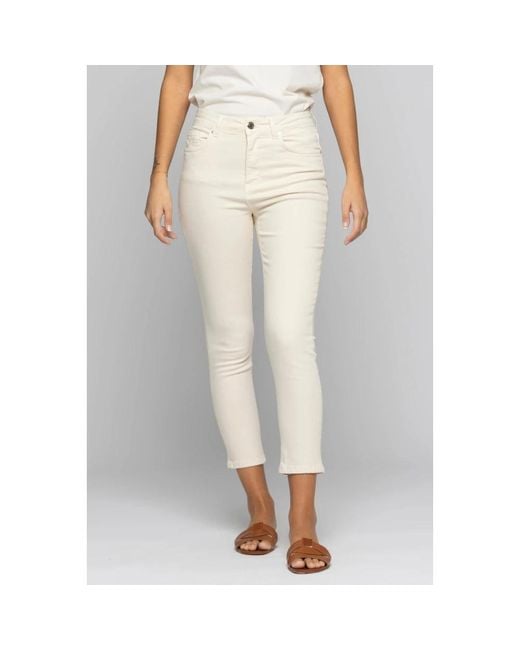 Trousers > cropped trousers Kocca en coloris White