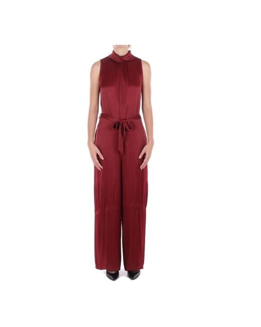 Manila Grace Red Jumpsuits
