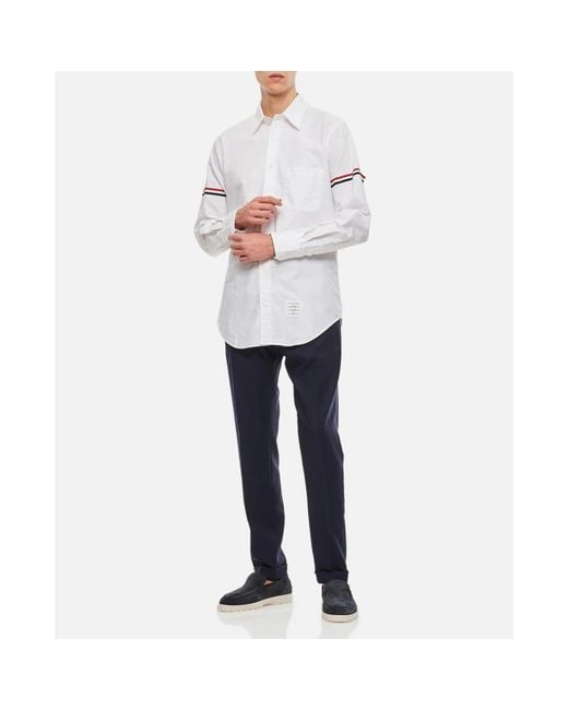 Thom Browne White Casual Shirts for men