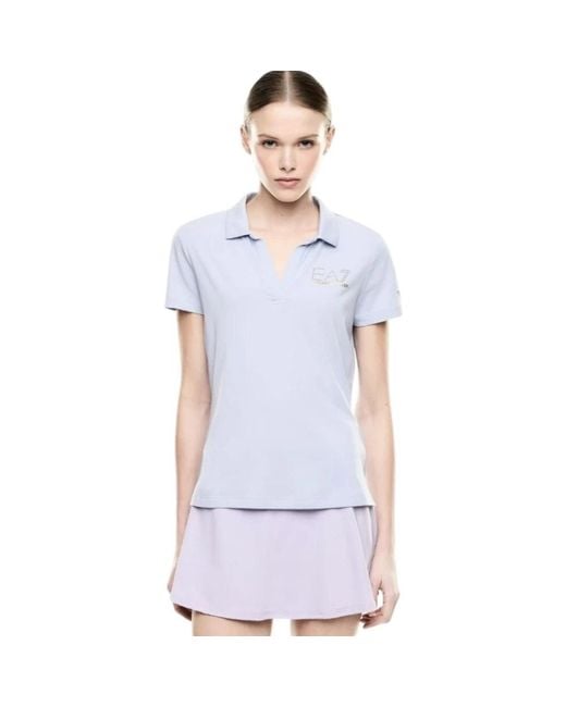 Polo Shirts EA7 de color Blue