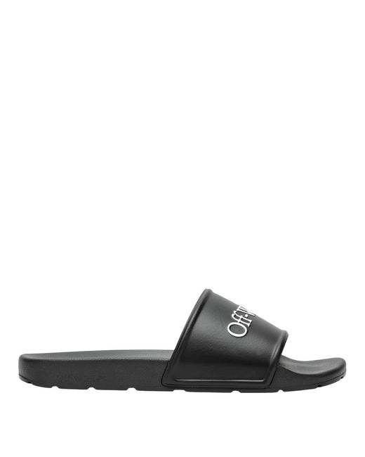 Off-White c/o Virgil Abloh Black Sliders for men