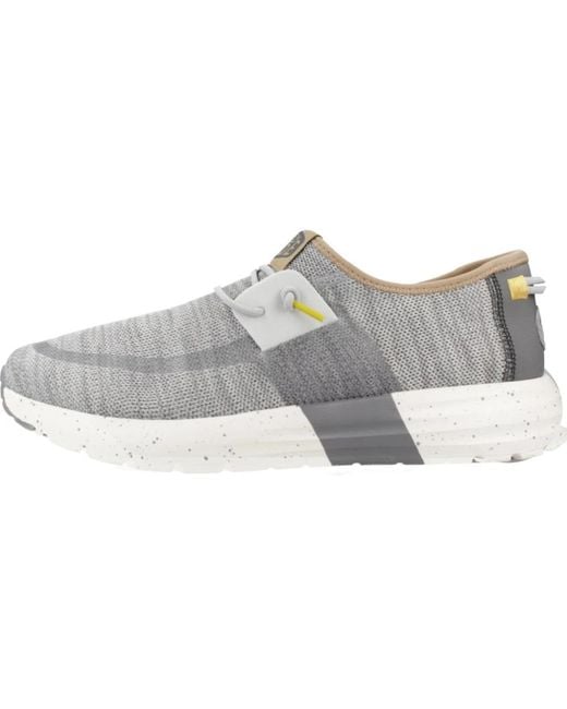 HeyDude Gray Sneakers for men