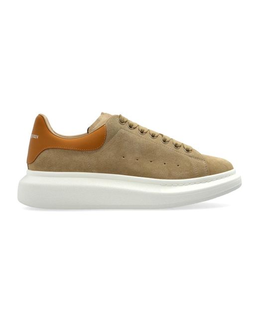 Alexander McQueen Leder Sportschuhe in Brown für Herren