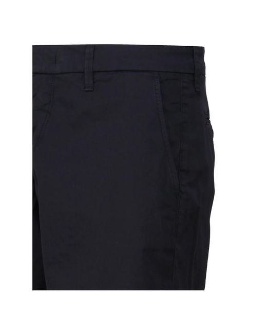 Fay Black Casual Shorts for men