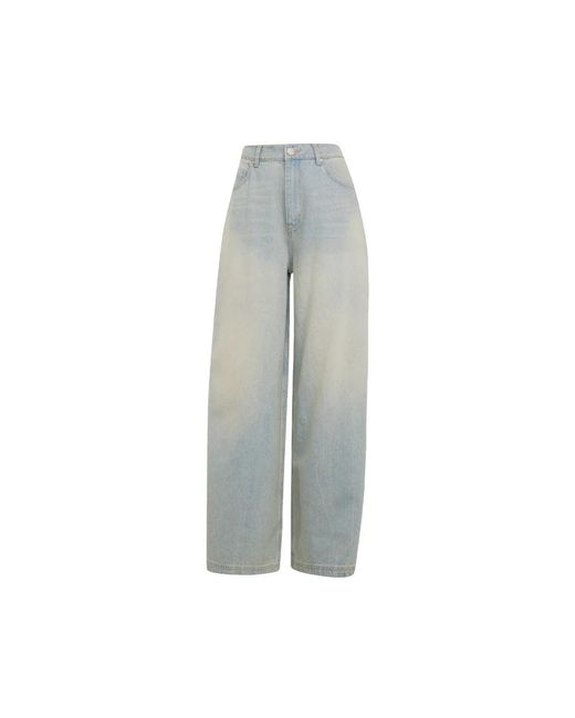 Adidas Gray Loose Fit Jeans