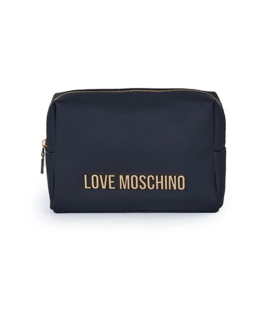 Love Moschino Blue Toilet Bags