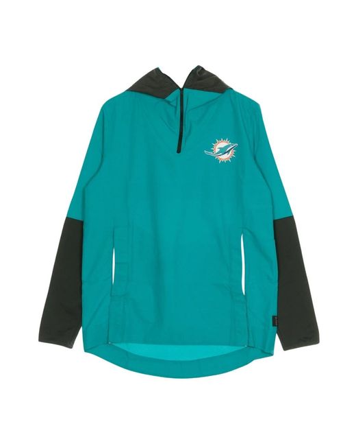 Nike Fitness ,Blauw ,Polyester Lichtgewicht Nfl Team Logo Spelersjack in het Blue voor heren