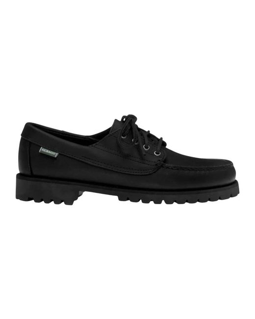 Sebago Askook Lug in het Black voor heren