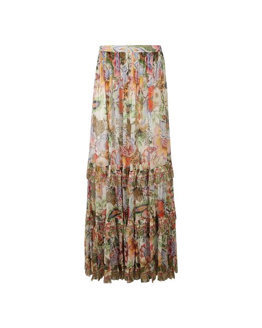 Etro Natural Maxi Skirts