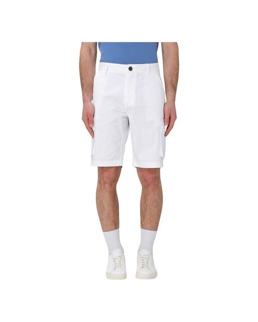 Sun 68 White Casual Shorts for men