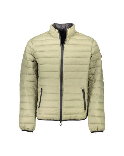 U.S. POLO ASSN. Jassen ,Groen ,Polyester Omkeerbare Groene Jas in het Green voor heren