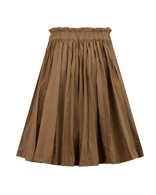 RED Valentino Brown Midi Skirts