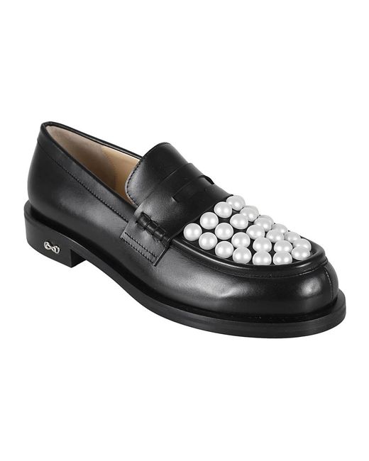 Mach & Mach Black Loafers