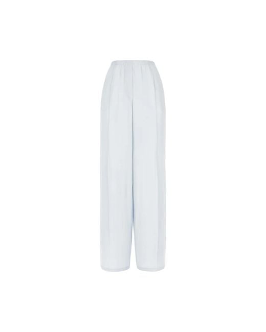 Jucca White Wide Trousers
