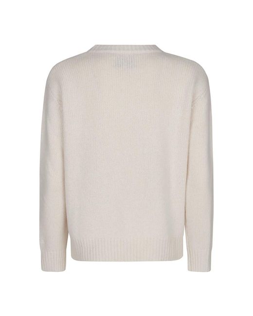 Mc2 Saint Barth Red Round-Neck Knitwear