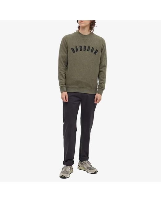 Barbour Green Sweatshirts for men