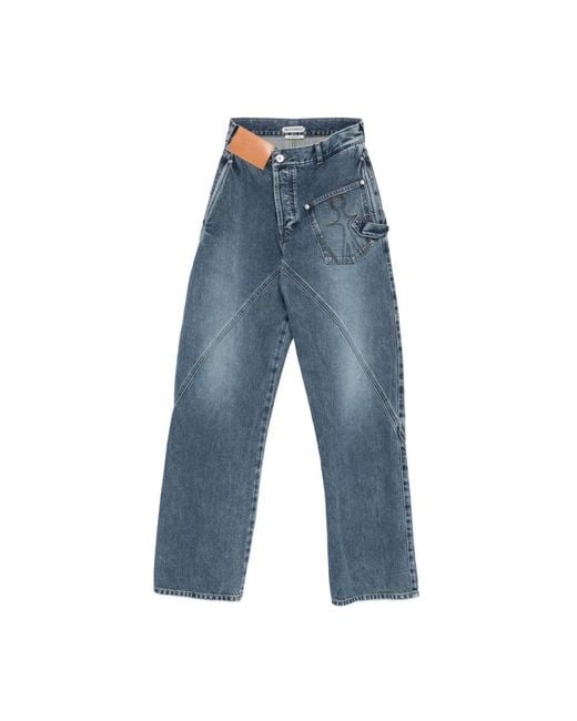 J.W. Anderson Blue Straight Jeans