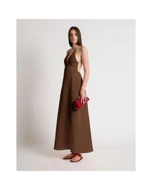 Alberta Ferretti Brown Gowns