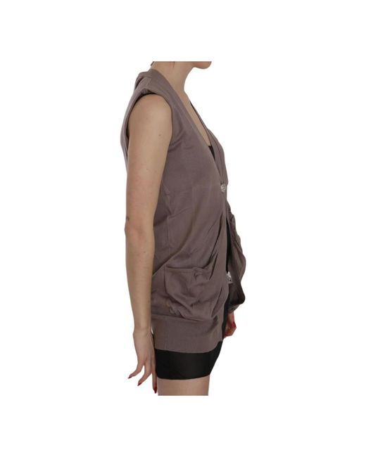 Pink Memories Brown Cardigans