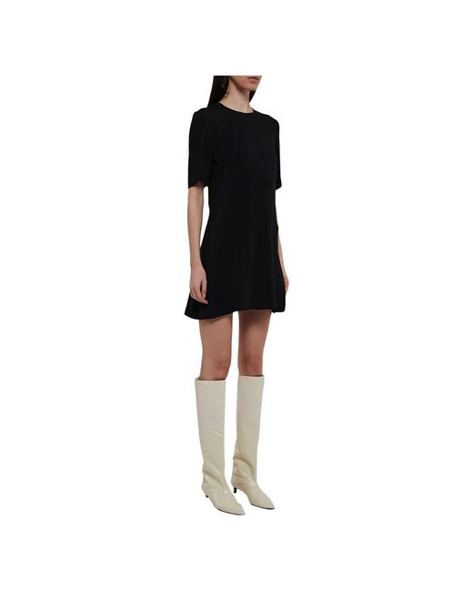 Jil Sander Black Short Dresses