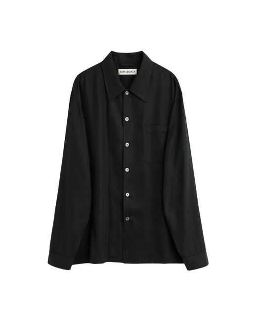 Our Legacy Black Casual Shirts for men