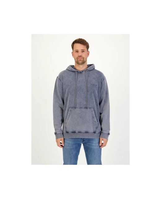 Dondup Blue Hoodies for men