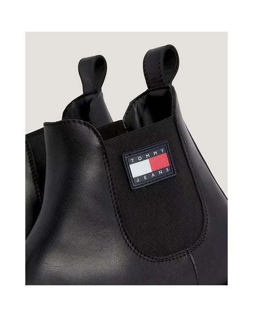 Tommy Hilfiger Black Chelsea Boots for men