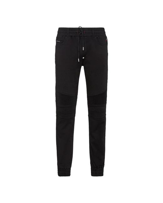 Philipp Plein Denim Jogginghose Basic in Black für Herren
