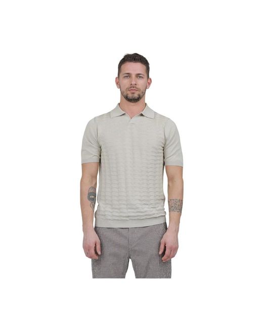 Irish Crone Gray Polo Shirts for men
