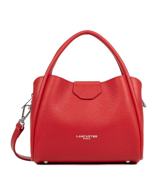 Handbags Lancaster de color Red