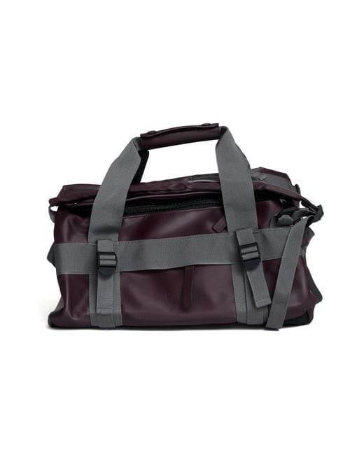 Rains Black Weekend Bags for men