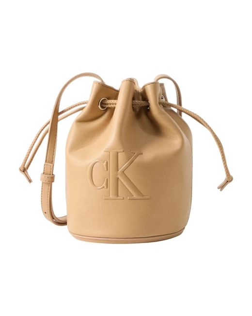 Calvin Klein Natural Bucket Bags