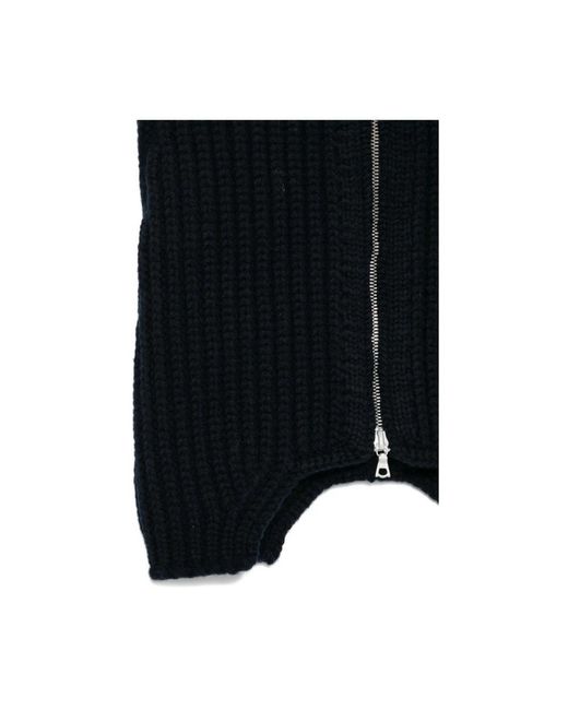 Dries Van Noten Black Winter Scarves for men