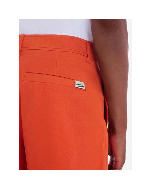 Shorts > casual shorts Maison Kitsuné pour homme en coloris Orange