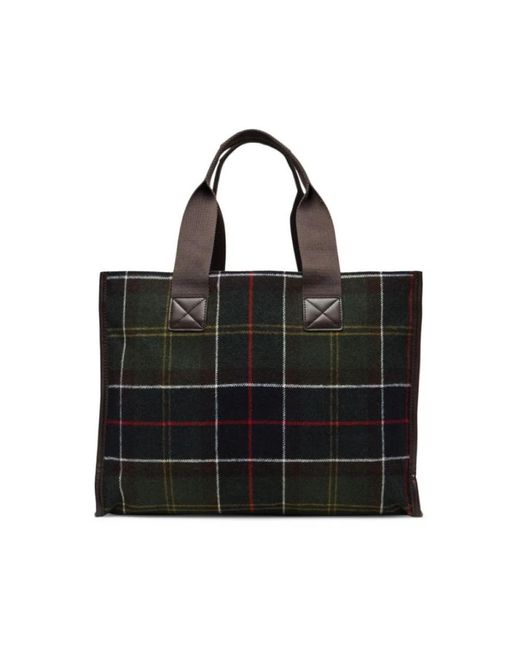 Barbour Black Shopping Bags