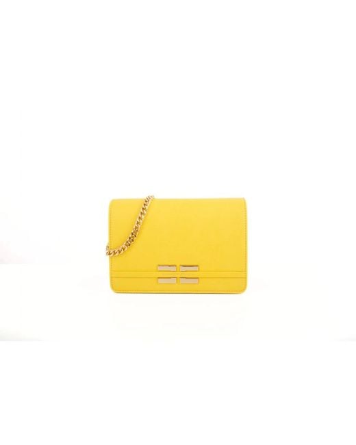 Elisabetta Franchi Yellow Cross Body Bags