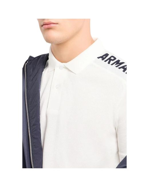 Armani Exchange Off polo shirt 3dzfla zjm5z in White für Herren