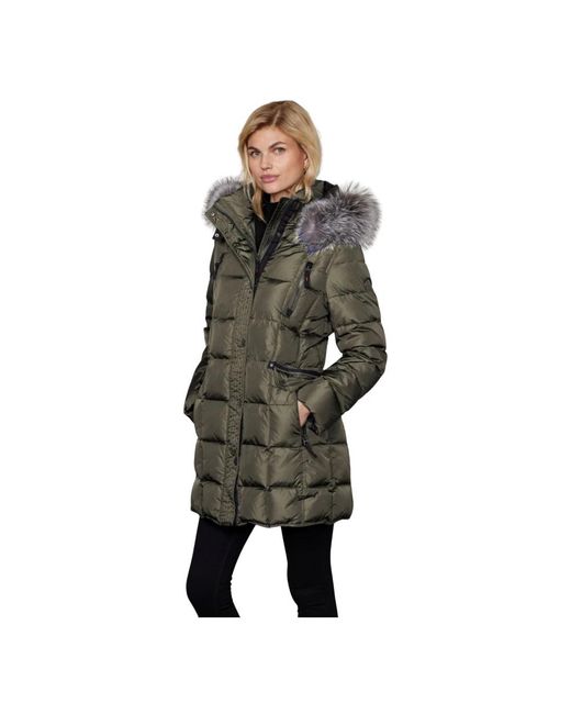 Down Coats Junge en coloris Green