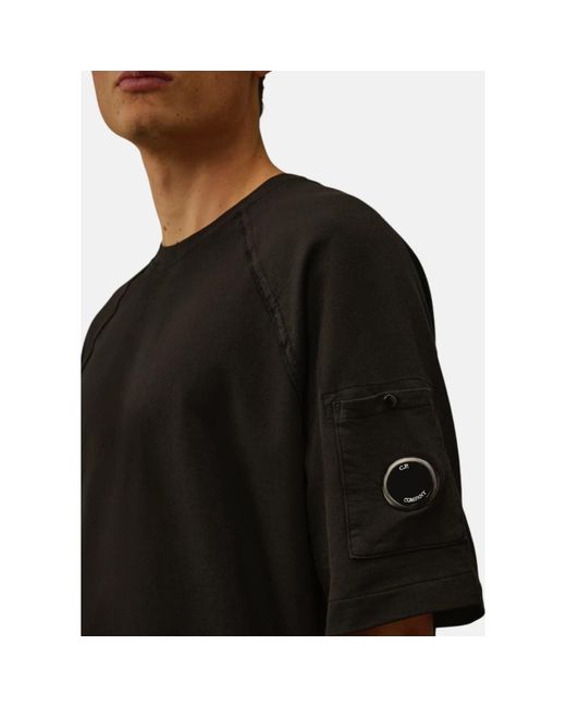 C P Company Black T-Shirts for men