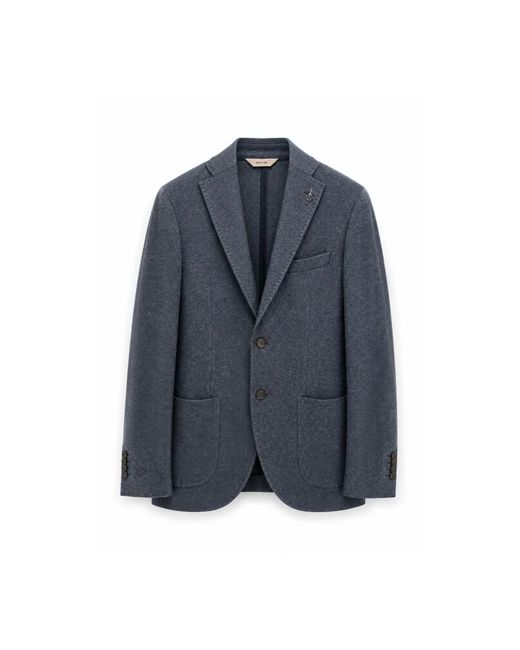 Paoloni Blue Blazers for men