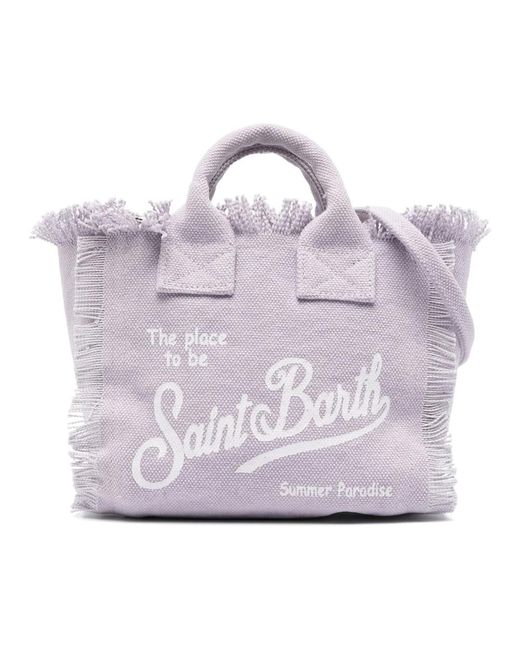 Mini bolso de playa para mujeres Mc2 Saint Barth de color Purple