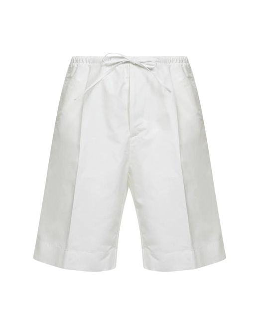 Bottega Veneta White Casual Shorts for men