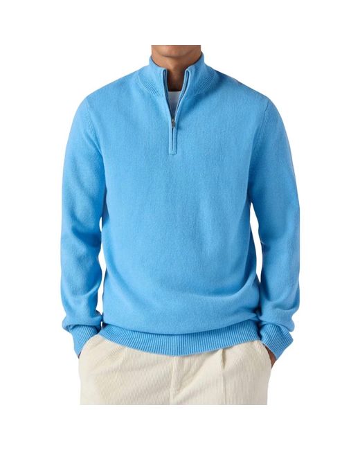 Mc2 Saint Barth Truien & Vesten ,Blauw Truien in het Blue voor heren
