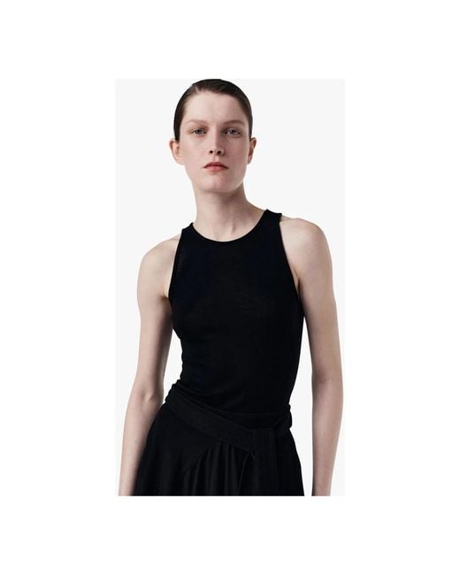 BITE STUDIOS Black Sleeveless Tops