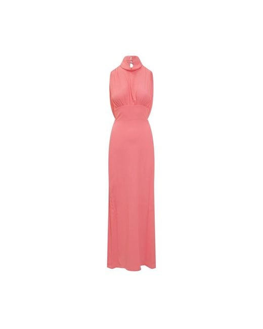 Semicouture Pink Maxi Dresses