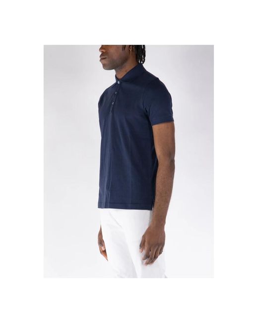 Fay Tops ,Blauw ,Katoen Klassiek Poloshirt in het Blue voor heren