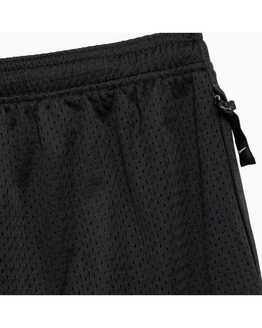 Nike Mesh swoosh shorts mit reißverschlusstaschen in Black für Herren