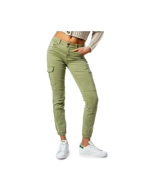 Cropped Jeans ONLY de color Green